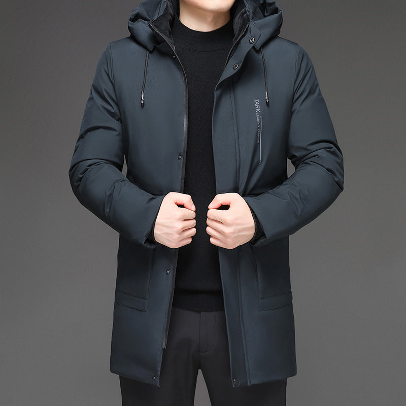 Men's Hooded Thickened Warm-keeping Cotton Clothing - WOMONA.COM