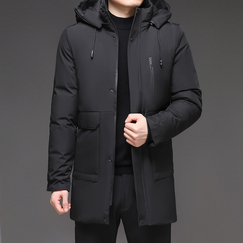 Men's Hooded Thickened Warm-keeping Cotton Clothing - WOMONA.COM