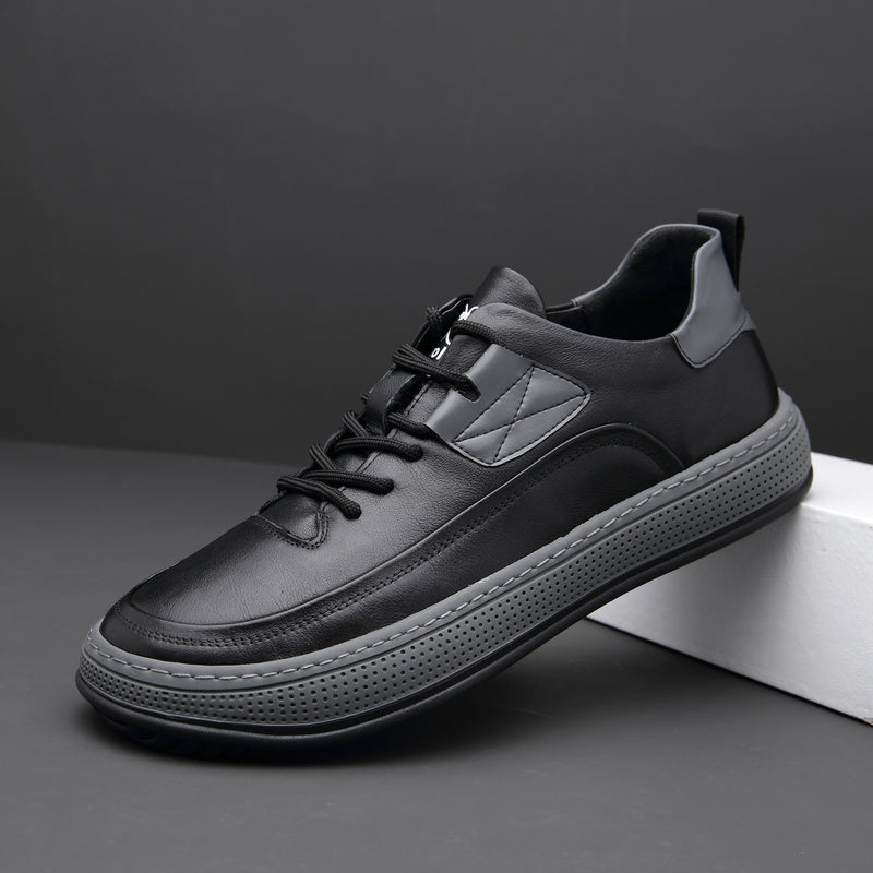 Men's Artificial PU Casual Fashion All-matching Sneakers - WOMONA.COM