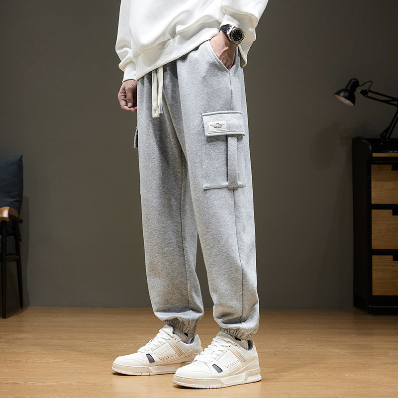 Casual Yuan A49 Plus-sized Price Control Sports Pants Knitted