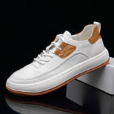 Men's Artificial PU Casual Fashion All-matching Sneakers - WOMONA.COM