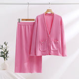 Two-piece Loose Casual Skirt Suit - WOMONA.COM