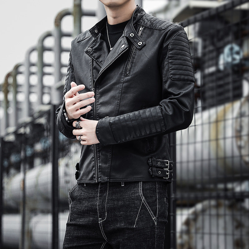 Men's Clothing Leather Jacket Coat Autumn And Winter - WOMONA.COM