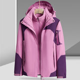 Velvet Thickening Windproof Waterproof Jacket - WOMONA.COM