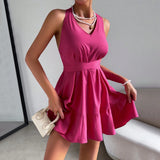 Summer Fashion Personalized Halter Dress Women - WOMONA.COM