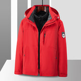 Down Liner Removable Waterproof Jacket - WOMONA.COM