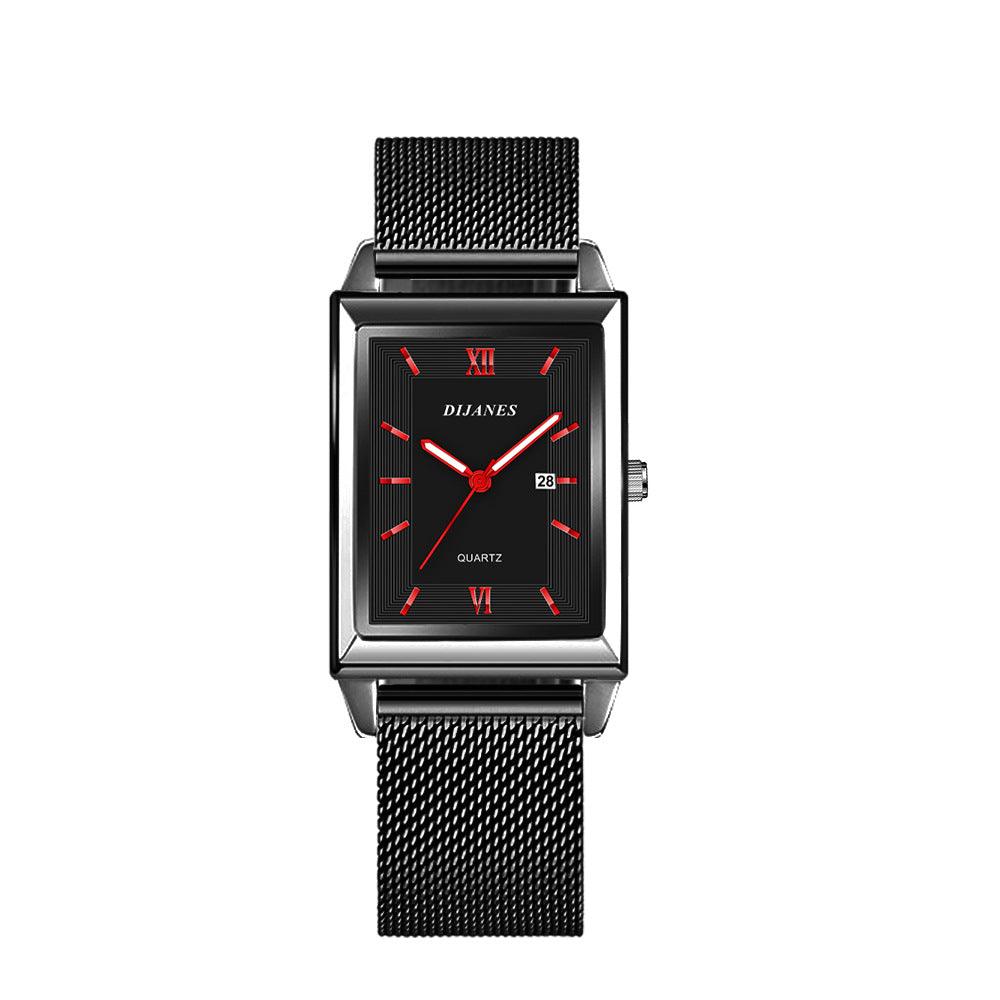 New Business Men's Casual Quartz Square Watch - WOMONA.COM