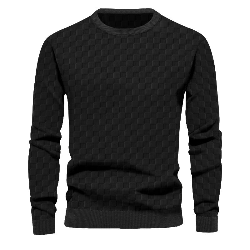 Crew Neck Casual Base Long Sleeve Shirt - WOMONA.COM