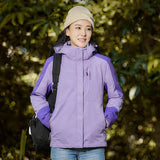 Three-in-one Removable Windproof Waterproof Jacket - WOMONA.COM