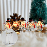 Christmas Christmas Snowman Modeling Decorative String Lights - WOMONA.COM