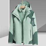 Velvet Thickening Windproof Waterproof Jacket - WOMONA.COM