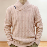 Menswear Thin Pullover Sweater Slim Fit - WOMONA.COM