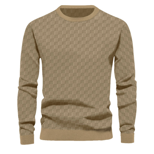 Crew Neck Casual Base Long Sleeve Shirt - WOMONA.COM