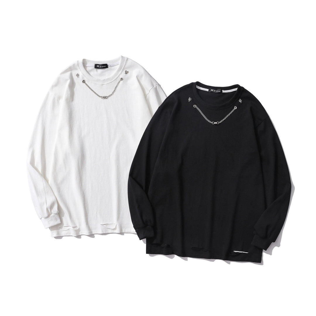 National Fashion Brand Oversize Sweater Men's Loose - WOMONA.COM