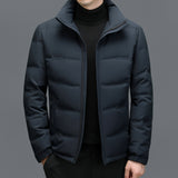 Men's Thick Down Jacket Detachable - WOMONA.COM