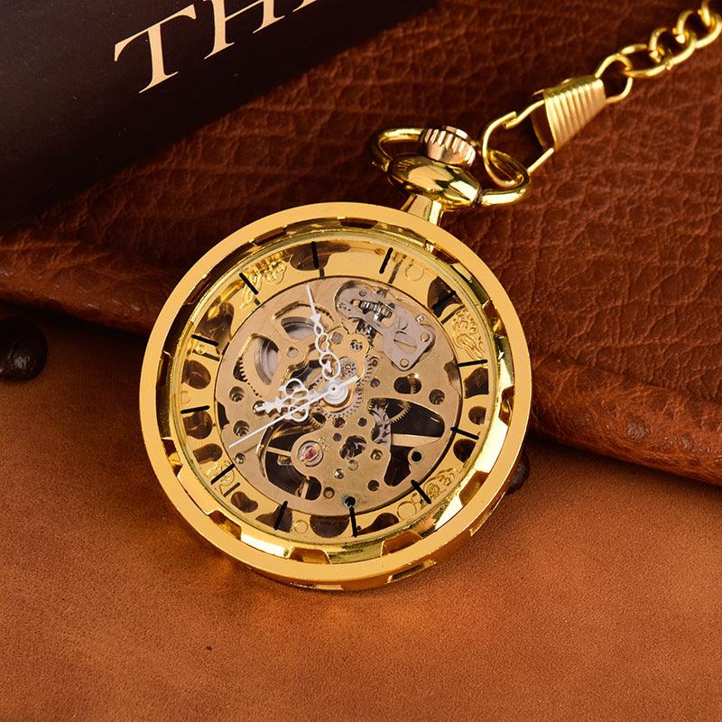 Hollowing Flower Needle Pocket Watch - WOMONA.COM