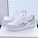 Student Running Sports White Daddy Shoes Women