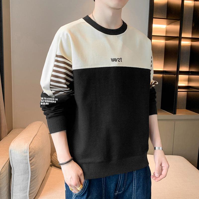American High Street Round Neck T-shirt Loose - WOMONA.COM