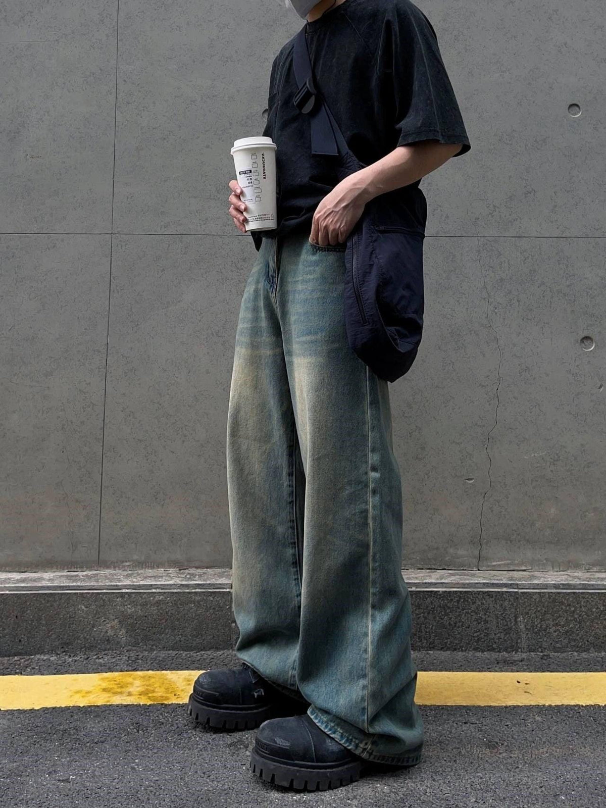 Washed Vintage Jeans For Men And Women - WOMONA.COM