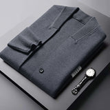 Fashion Cardigan Long Sleeve Sweater Men's Knitwear - WOMONA.COM