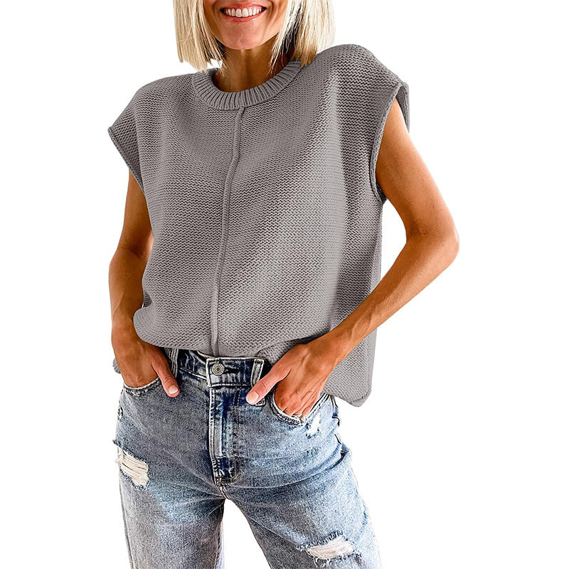 Casual Solid Color Sweaters Women's - WOMONA.COM