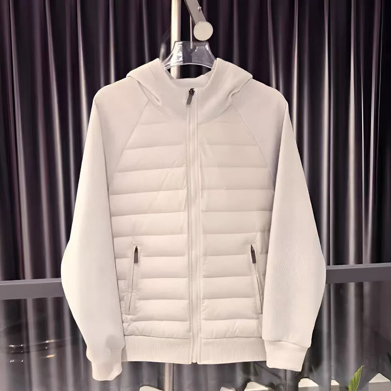 Duck Down Thin Hood Warm Down Jacket