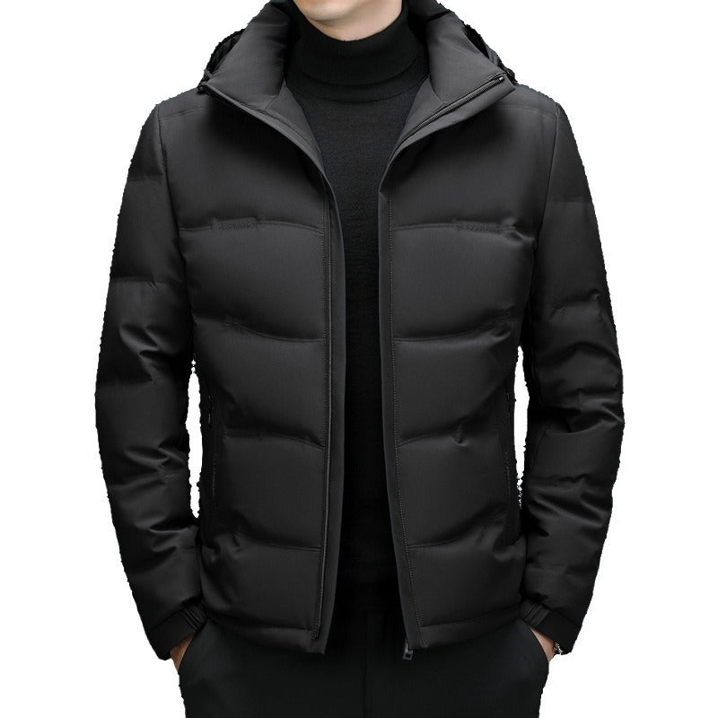 Men's Thick Down Jacket Detachable - WOMONA.COM