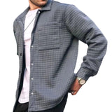 Men's Fashion Casual Large Size Long Sleeve Jacket - WOMONA.COM