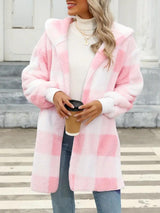 Fashion Special Women's Clothing Plaid Plush Coat