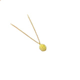 Alluvial Gold Durian Necklace Commemorative Necklace Pendant - WOMONA.COM