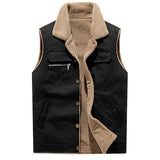 Winter Plus Size Loose Thickening Keep Warm Vest - WOMONA.COM