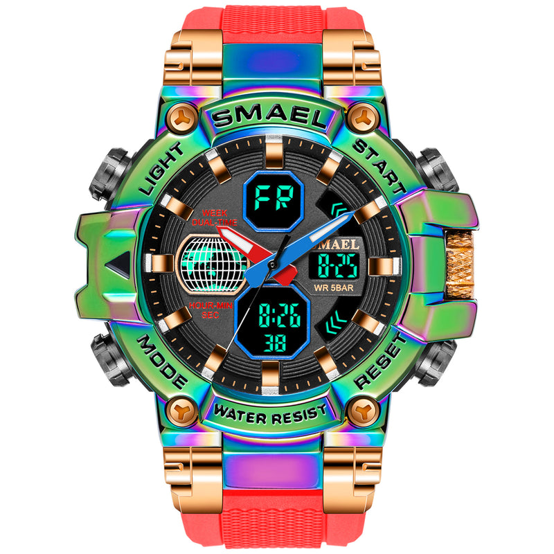 Colorful Alloy Watch Men's Outdoor - WOMONA.COM