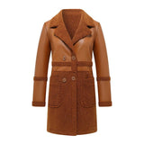 Fakesi Cashmere Haining Women's Leather Top