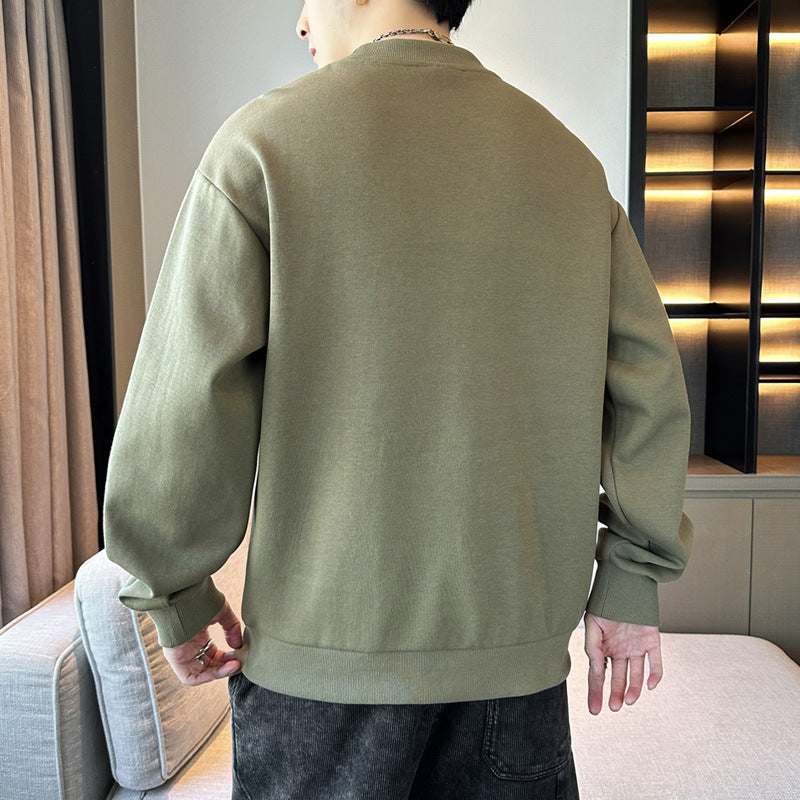 Round Neck Bottoming Shirt Ins Casual Sweatshirt Loose