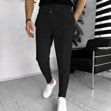 Drawstring Exercise Casual Pants Men - WOMONA.COM