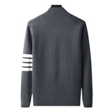 Fashion Cardigan Long Sleeve Sweater Men's Knitwear - WOMONA.COM