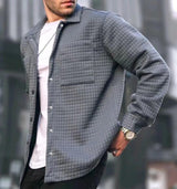 Men's Fashion Casual Large Size Long Sleeve Jacket - WOMONA.COM
