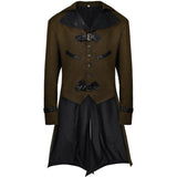 Halloween Dovetail Punk Gothic Coat - WOMONA.COM