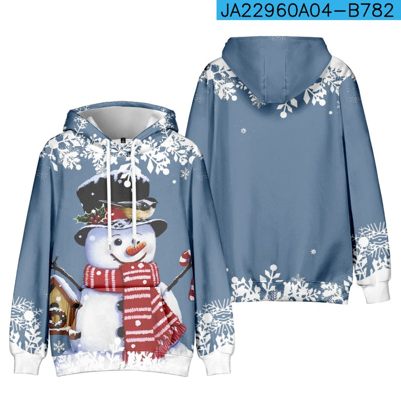 Christmas Christmas Snowman Personalized Printed Sweater - WOMONA.COM