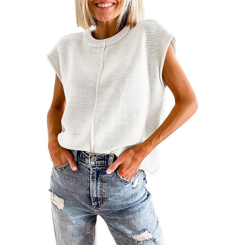 Casual Solid Color Sweaters Women's - WOMONA.COM