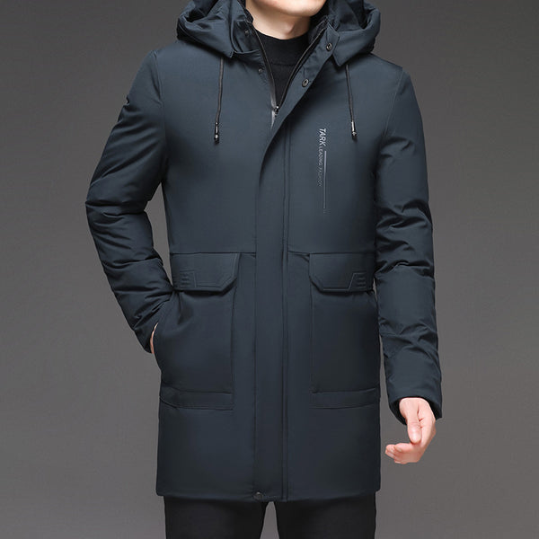 Men's Hooded Thickened Warm-keeping Cotton Clothing - WOMONA.COM