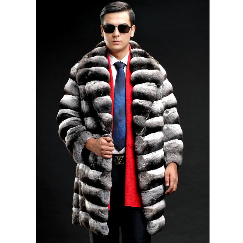 Fur Coat Artificial Mink Hair Marten Overcoats Mid-length - WOMONA.COM