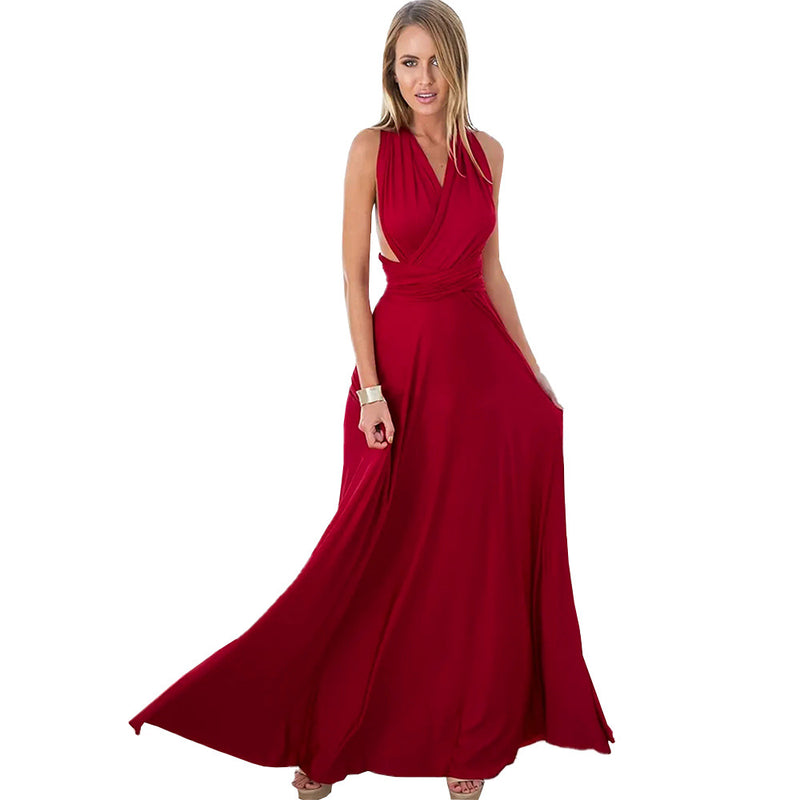 Neues Neckholder-Kleid mit Spaghettiträgern für Damen