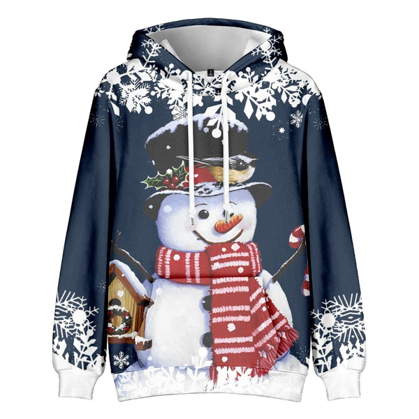 Christmas Christmas Snowman Personalized Printed Sweater - WOMONA.COM