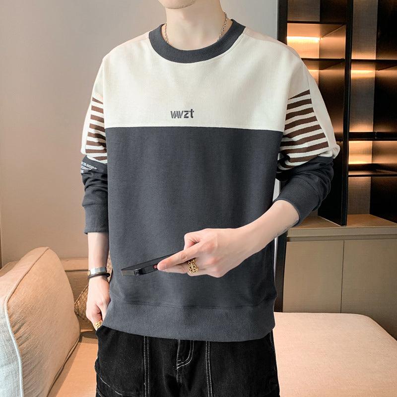 American High Street Round Neck T-shirt Loose - WOMONA.COM