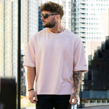 Fashion Loose Sports Short Sleeve Men - WOMONA.COM