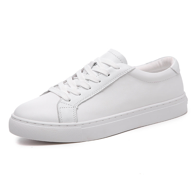 Summer Sports And Leisure Leather Sneakers Men - WOMONA.COM