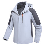 Three-in-one Waterproof Fleece-lined Thick Jacket - WOMONA.COM