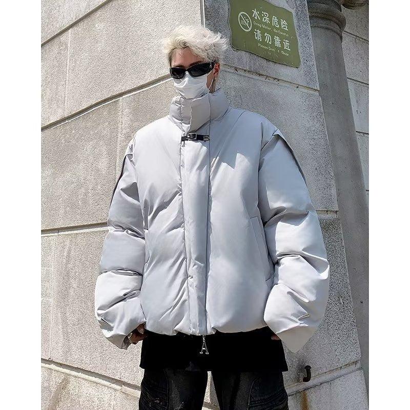 Short Thickened Cotton Padded Coat - WOMONA.COM