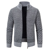 Thickened Sweater Coat Stand-up Collar - WOMONA.COM